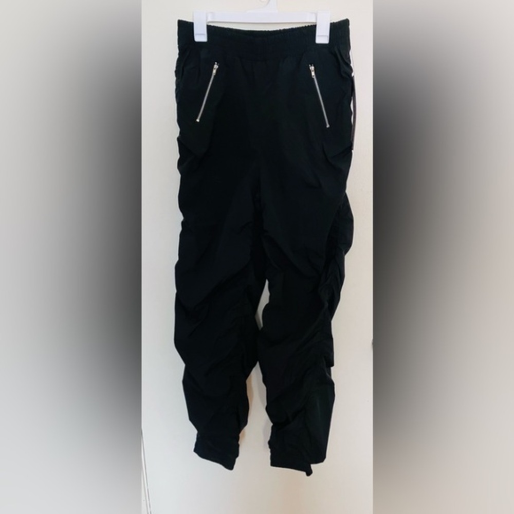 NWT Almost Famous 21 Black Jogger Track‎ Pants Zipper Pockets Size Large Y2K